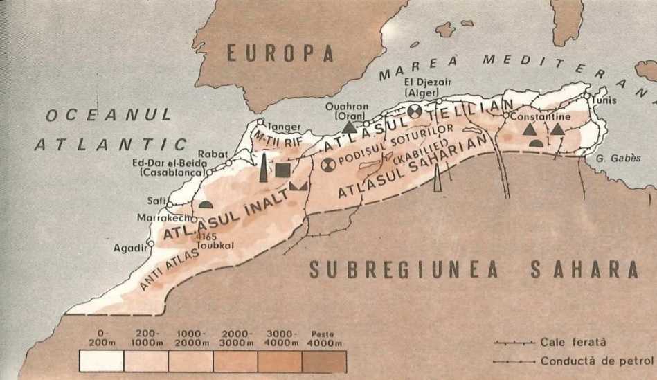 Africa de Nord. Subregiunea Atlas