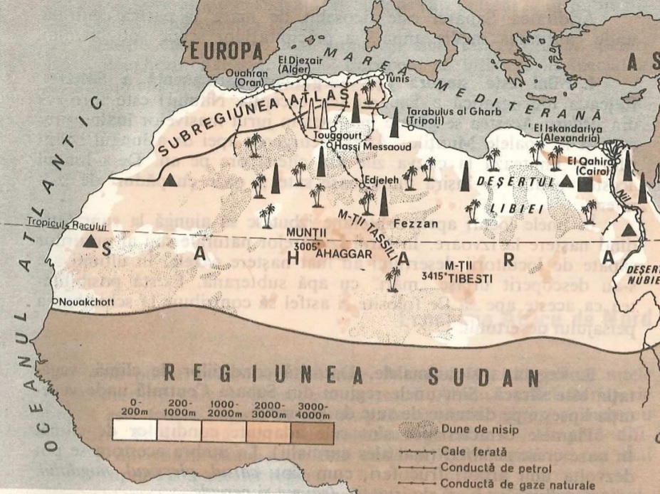 Africa de Nord. Subregiunea Sahara